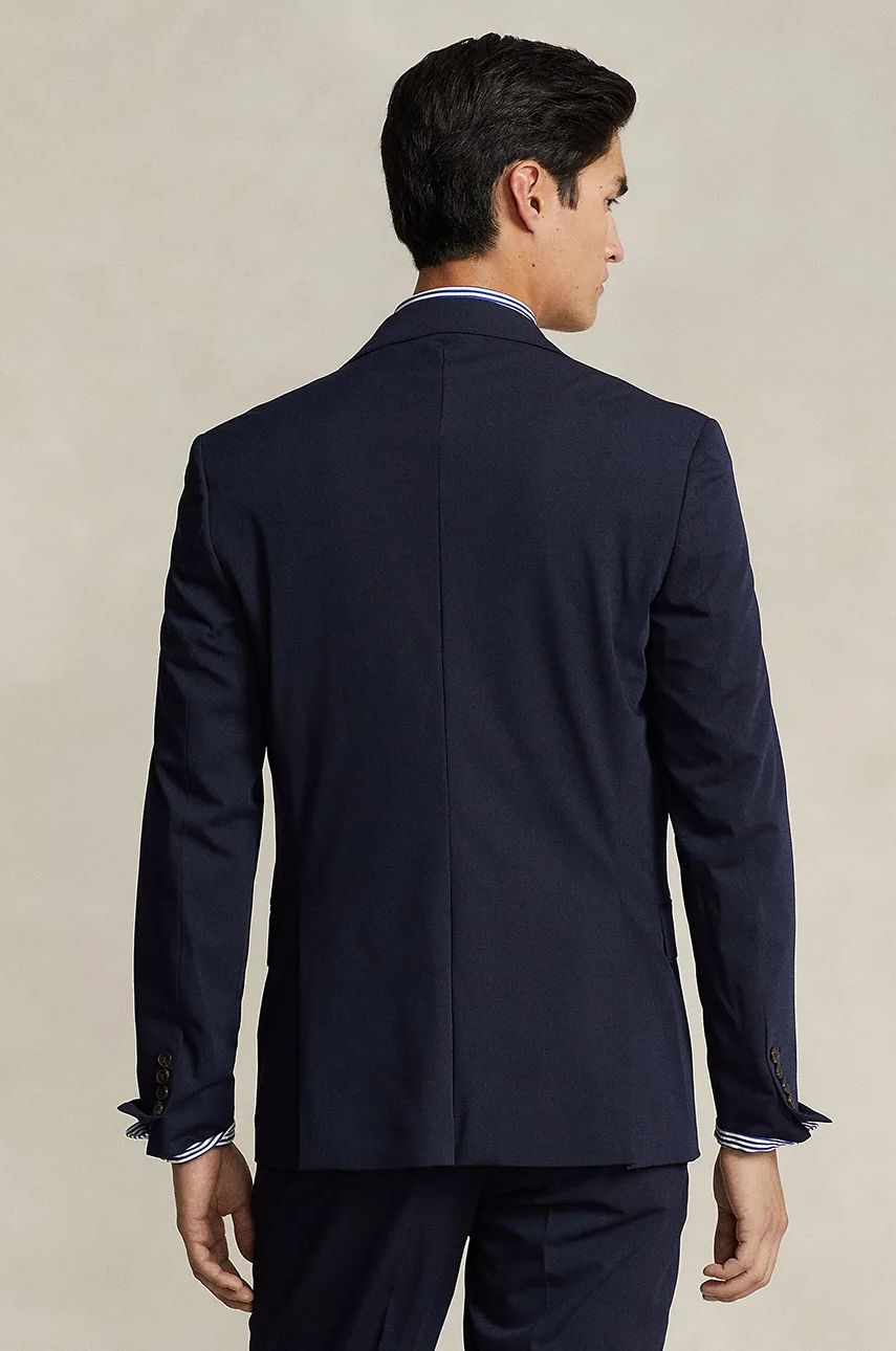 Bukser Polo by Ralph Lauren Navy Blue Wool Blend Blazer Mørkeblå | 715921717, 1