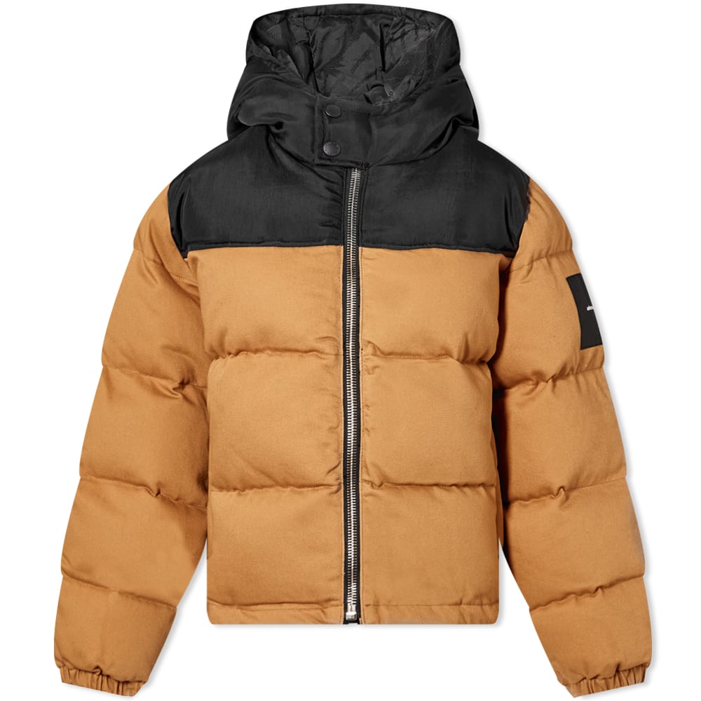 Puffer jakke Alexander Wang Colorblock Hooded Puffer Jacket Flerfarvet | 4DC3222153-250, 0
