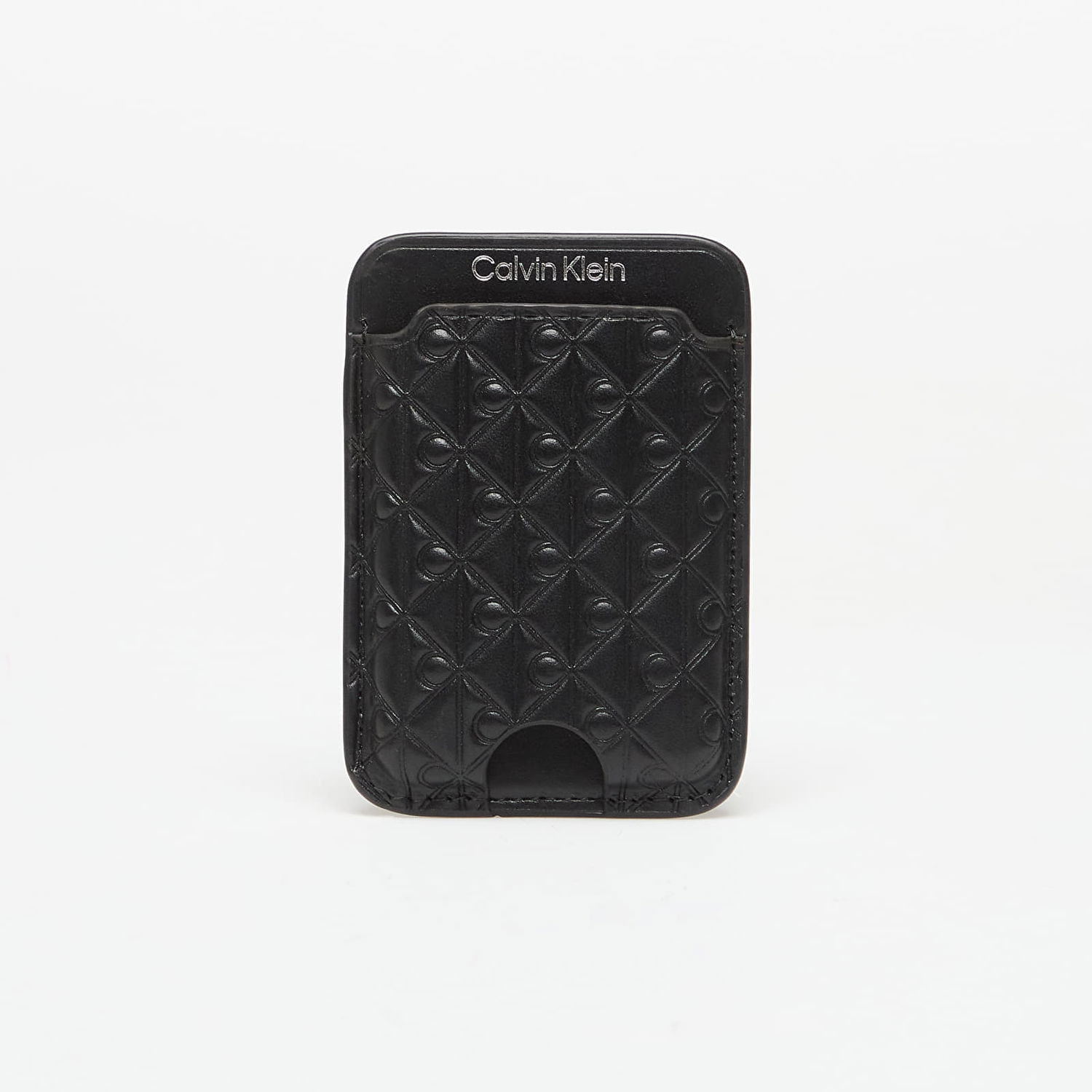 Tegnebog CALVIN KLEIN Calvin Klein Aop Leather Magnetic Card Case Sort | LV04F1100G UB1, 0