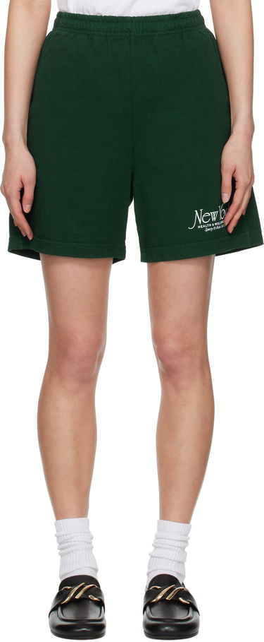 Shorts Sporty & Rich Sporty & Rich NY 94 Gym Shorts Grøn | SH039606034WH01, 0