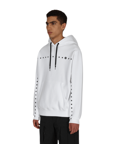 Sweatshirt Moncler FRGMT Hiroshi Fujiwara Printed Stars Hooded Sweatshirt Hvid | G209U8G00007 001, 2