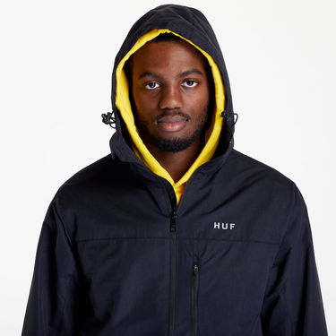Vindjakke HUF Essentials Zip Standard Shell Sort | JK00350 BLACK, 4