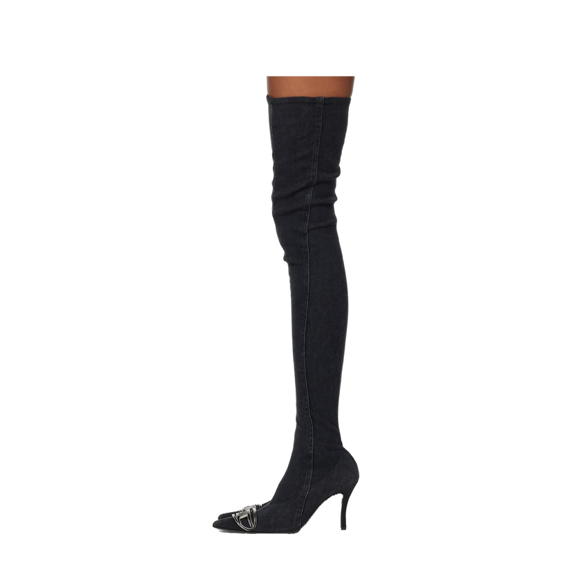 Sneakers og sko Diesel D-Venus Tbt D Boots "Black" Sort | Y03316 P6078