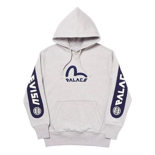 Sweatshirt Palace Palace x Evisu Logo Hoodie Grå | PAL-SS20-003