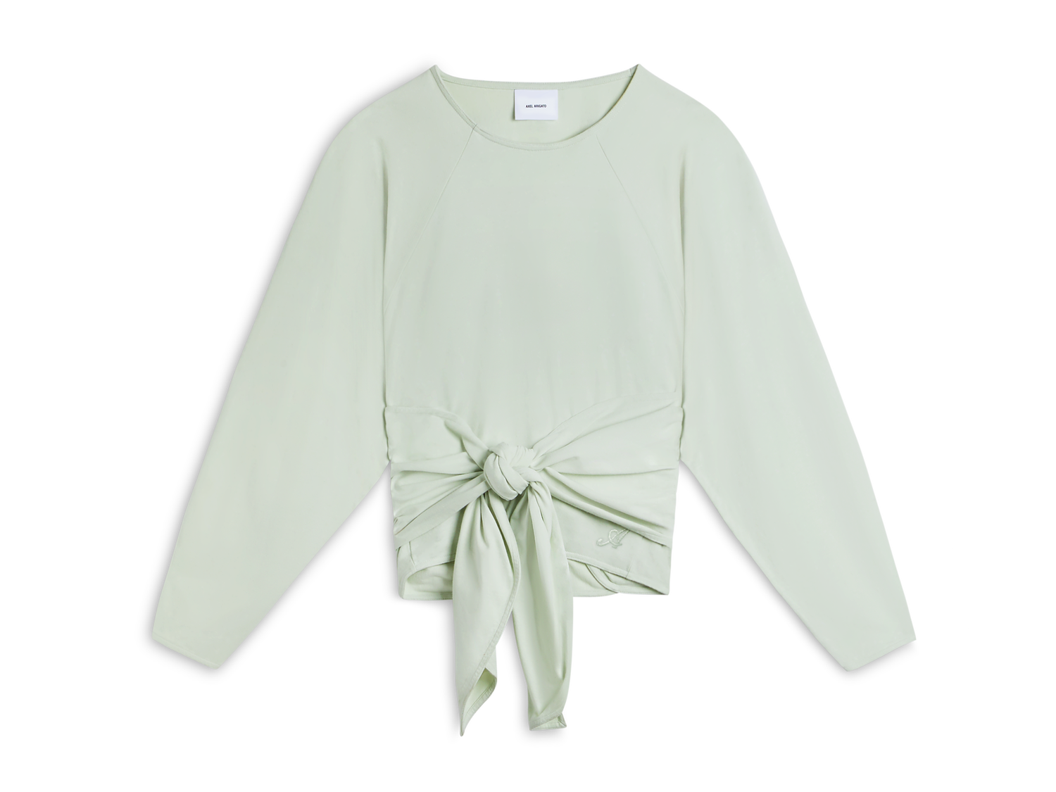 Sweatshirt AXEL ARIGATO Drape Tie-Front Grøn | A2112002, 0