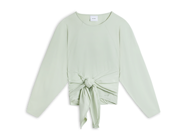 Sweatshirt AXEL ARIGATO Drape Tie-Front Grøn | A2112002, 0