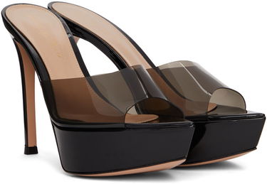 Sneakers og sko Gianvito Rossi Gianvito Rossi Betty Heeled Platform Sandals Sort | G17240-85RIC-GSV, 3