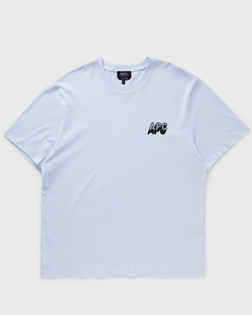 T-shirt A.P.C. 70'S H GOTS T-Shirt Blå | COHBM-H26535-IAT