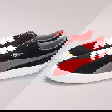 Sneakers og sko Puma Suede Archive Eco black / ribbon red / gold foil Sort | 352421 19, 0