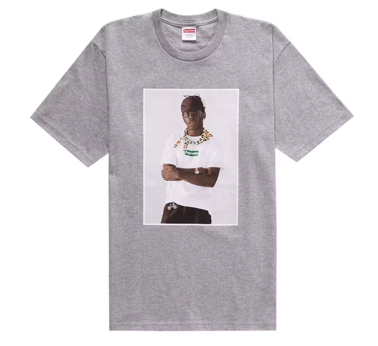 T-shirt Supreme Tyler The Creator Tee Heather Grey Grå | FW24T43 HEATHER GREY, 0