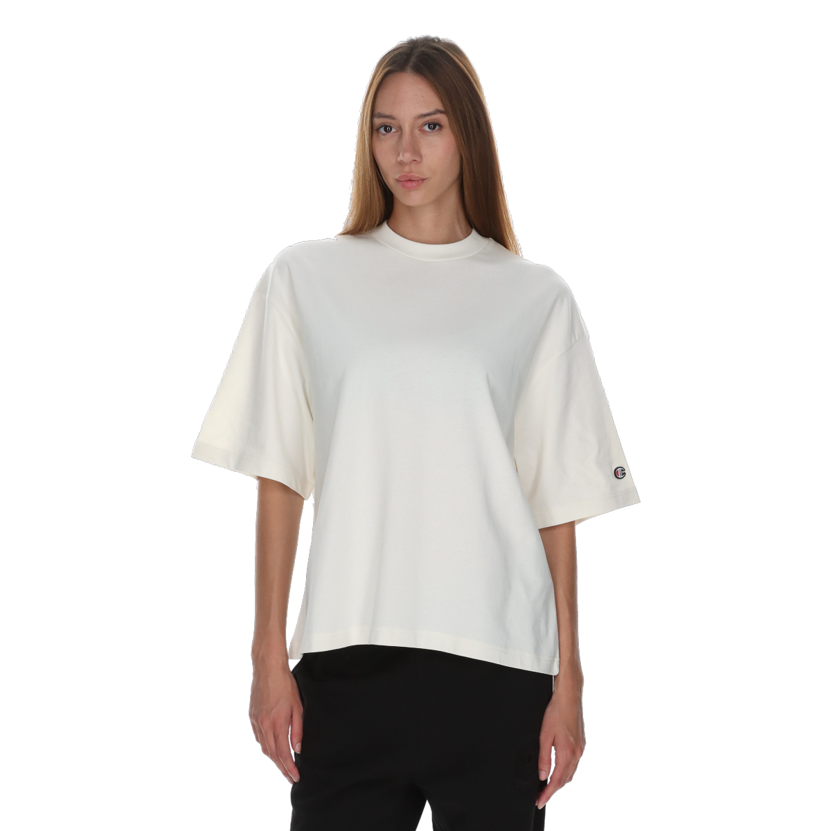 T-shirt Champion Relaxed Fit Crewneck Short Sleeve T-Shirt Beige | 118586-WW005, 0