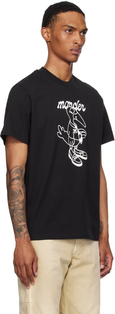 T-shirt Moncler Moncler Archivio Creativo Graphic T-Shirt Sort | K20918C0001689AJS, 1