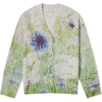 Sweater Acne Studios Flower Print Cardigan Grå | A60493-AAB, 1