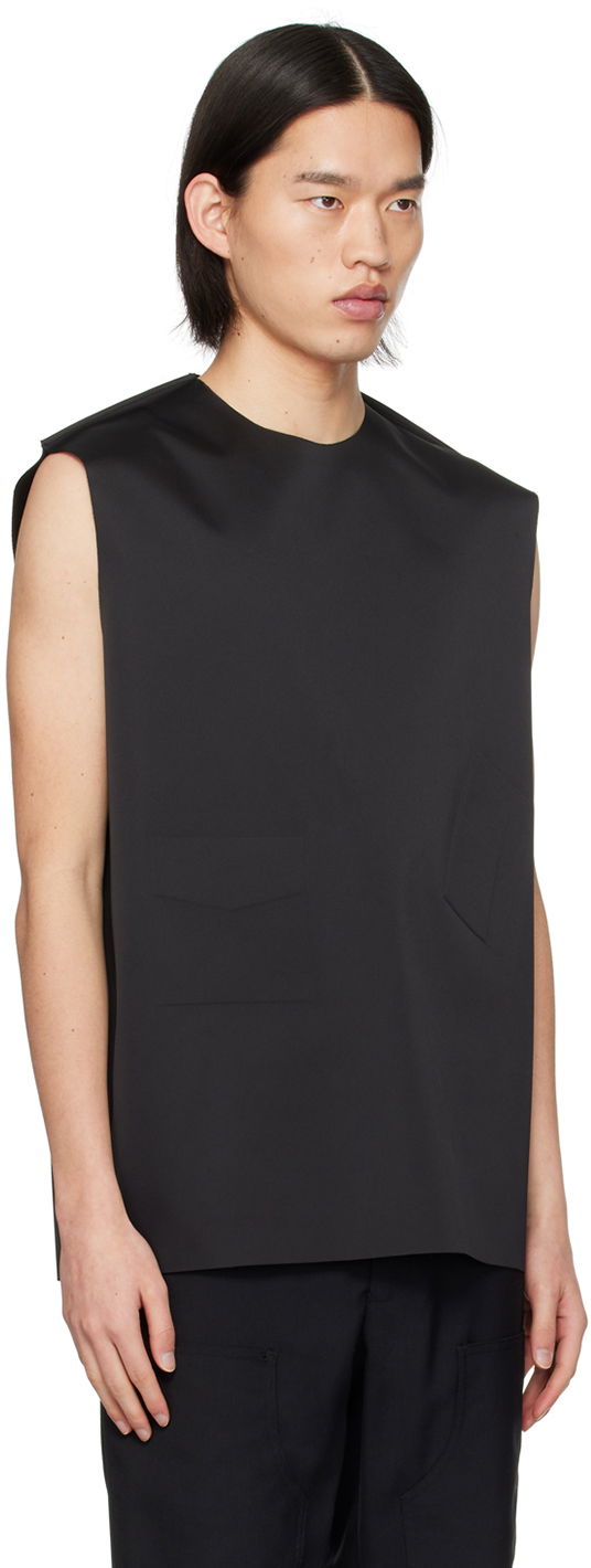 Vest We11done We11done Embossed Pocket Tank Top Sort | WD-BL1-24-122-M-BK, 1