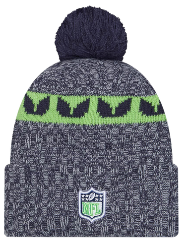Beanie New Era New Era Seattle Seahawks Knit Beanie with Pom Grå | 60407601-60407601, 1