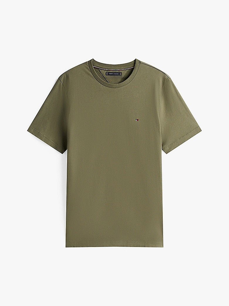 T-shirt Tommy Hilfiger Tommy Hilfiger Essential Regular Fit T-Shirt Grøn | MW0MW39995PLI, 0