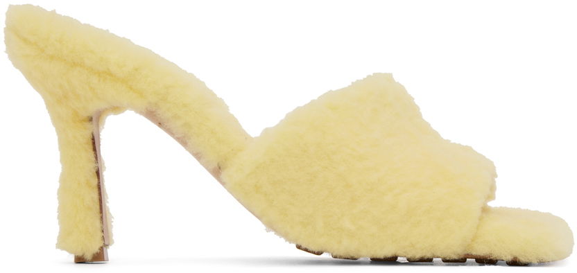 Sneakers og sko Bottega Veneta Stretch Heeled Sandals "Yellow" Gul | 708894 V27O0, 0