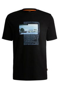 T-Shirt with Photographic Artwork Print