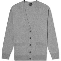 Sweater A.P.C. Theo Cardigan Heathered Grey Grå | WVBBY-H22236-PLA, 1