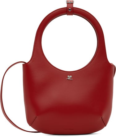 Håndtaske Courrèges Courrèges Holy Leather Shoulder Bag Rød | 224GSA102CR0065, 0
