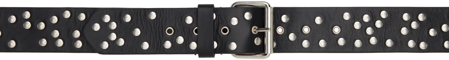 Bælter Dries Van Noten Dries Van Noten Studded Leather Belt Sort | 251-011404-195, 0