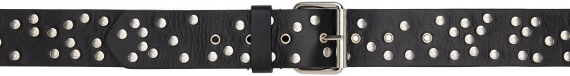 Bælter Dries Van Noten Dries Van Noten Studded Leather Belt Sort | 251-011404-195