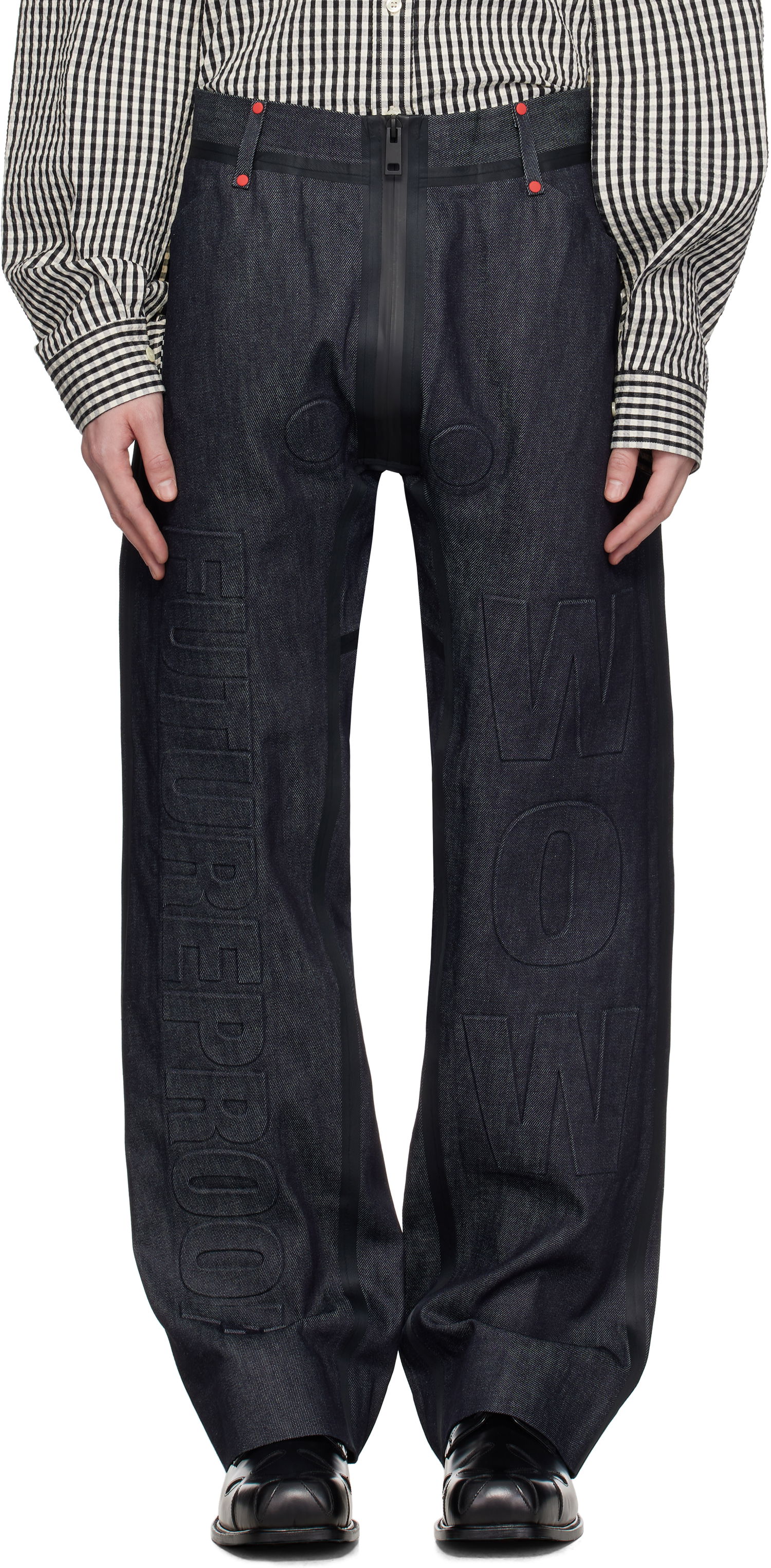 Jeans Walter Van Beirendonck Walter Van Beirendonck G-Star Edition Futureproof WOW Jeans Blå | D26531, 0
