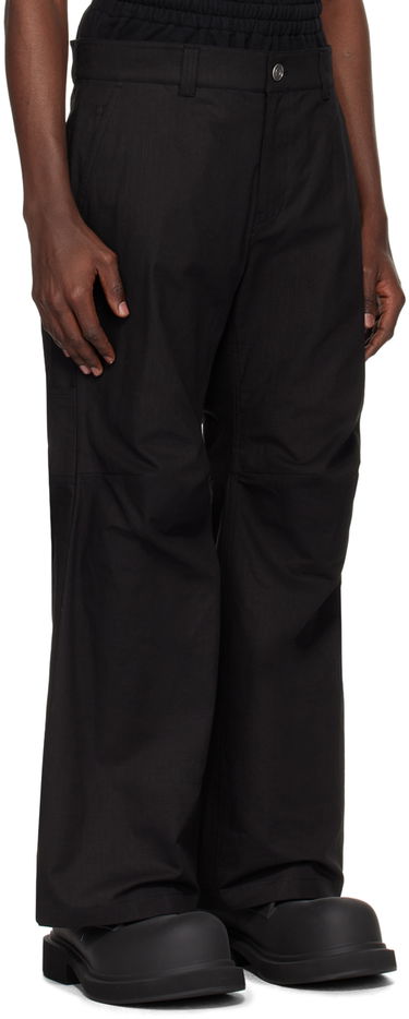 Cargo bukser We11done Layered Trousers Sort | WD-PT1-24-318-M-BK, 1