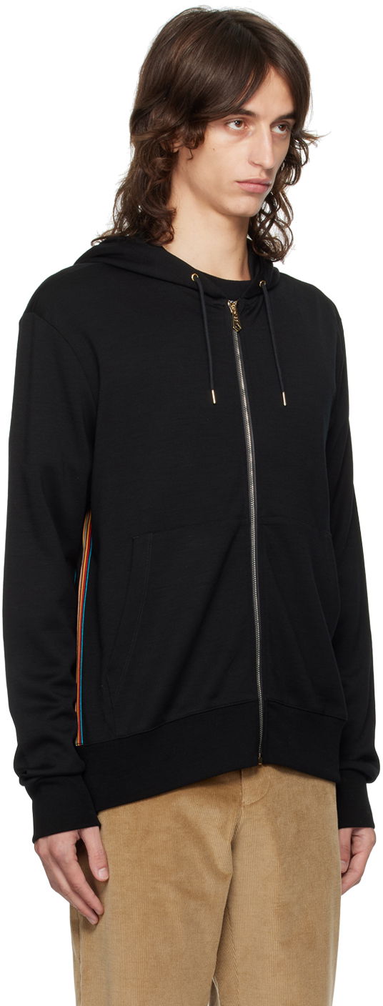 Sweatshirt Paul Smith Paul Smith Signature Stripe Zip Hoodie Sort | M1R-300S-H00035-79, 1