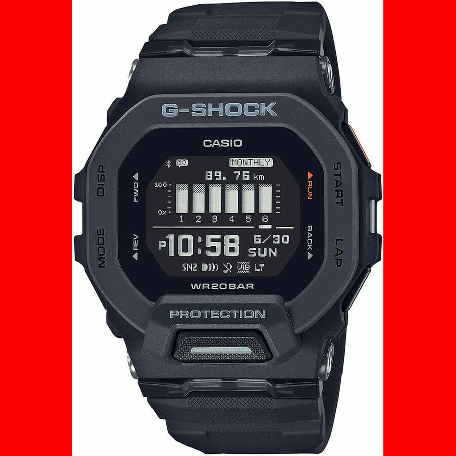 Ur CASIO G-Squad GBD 200-1ER Watches Sort | GBD-200-1ER, 1