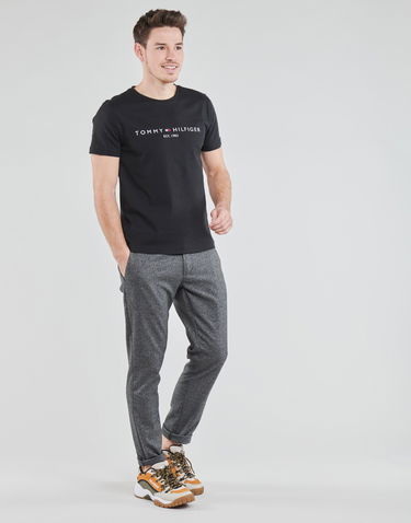 T-shirt Tommy Hilfiger CORE TOMMY LOGO TEE Sort | MW0MW11465-BAS-NOS, 3