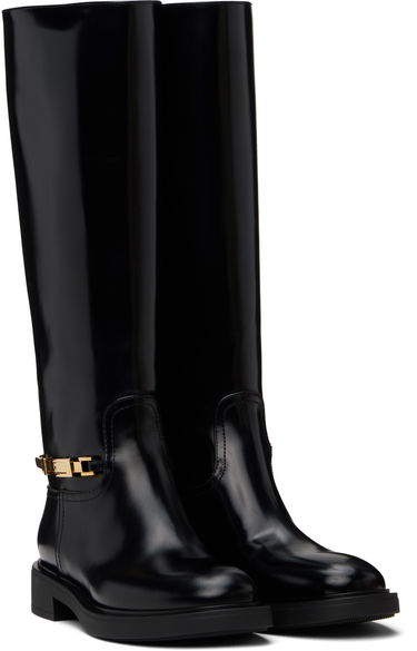 Sneakers og sko Gianvito Rossi Martine Knee-High Boots Sort | G80188-20GOM-DVD, 3