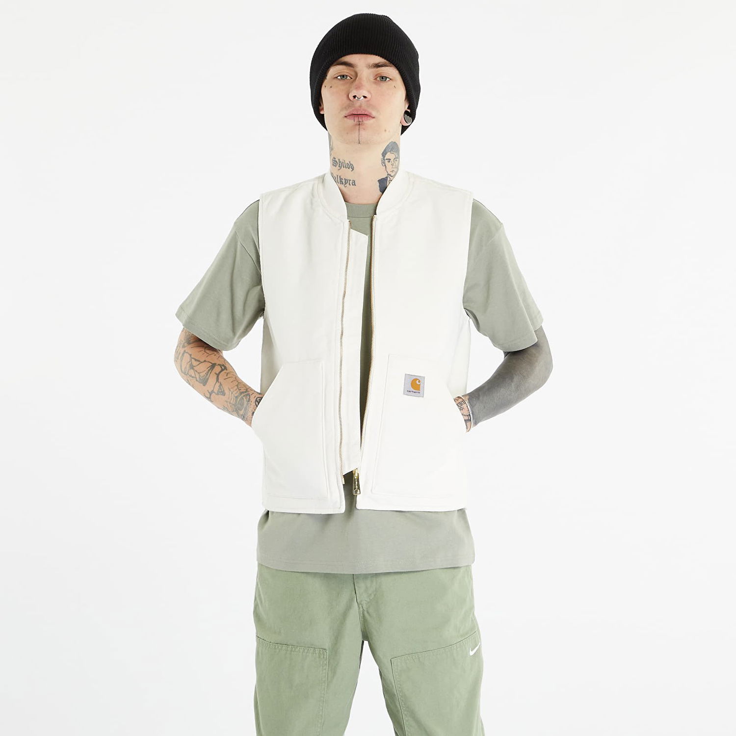 Vest Carhartt WIP Classic Vest White Hvid | I026457.D602, 0
