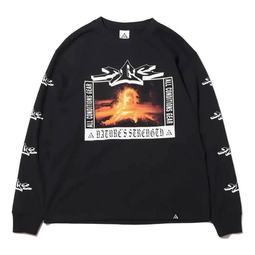 T-shirt Nike ACG Volcano Graphic Long-Sleeve Tee Sort | DJ1141-010