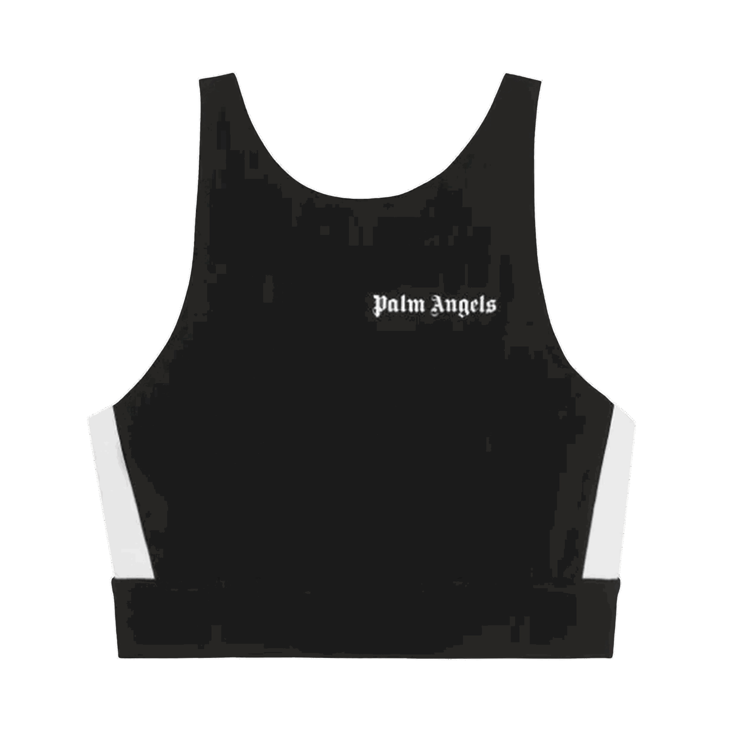 Crop top Palm Angels Training Track Top Sort | PWVO001C99FAB0021001, 0