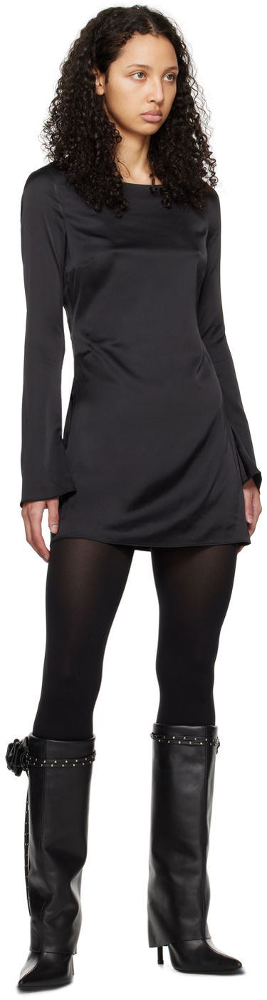 Kjole GUIZIO Guizio Lleo Mini Dress Sort | R24411W022, 3