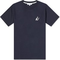 T-shirt NORSE PROJECTS Johannes Chain Stitch Sort | N01-0648-7004, 1