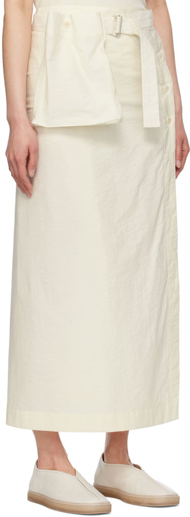Nederdel LEMAIRE Wrap Midi Skirt Hvid | SK1021 LF1234, 1