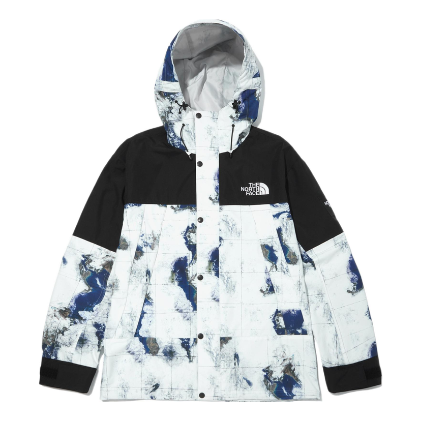Parka The North Face Men's Printed Mountain Jacket Hvid | NJ3BN00N