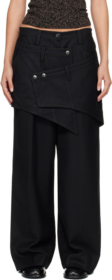 Bukser Andersson Bell Crossover Wrap Tailored Trousers Sort | apa862w, 0