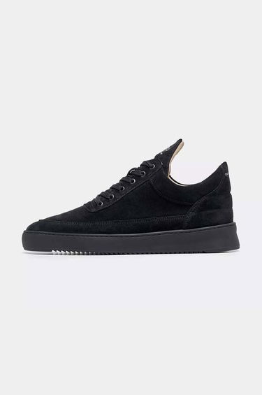 Sneakers og sko Filling Pieces Low Top Suede Sort | 10122791847, 0