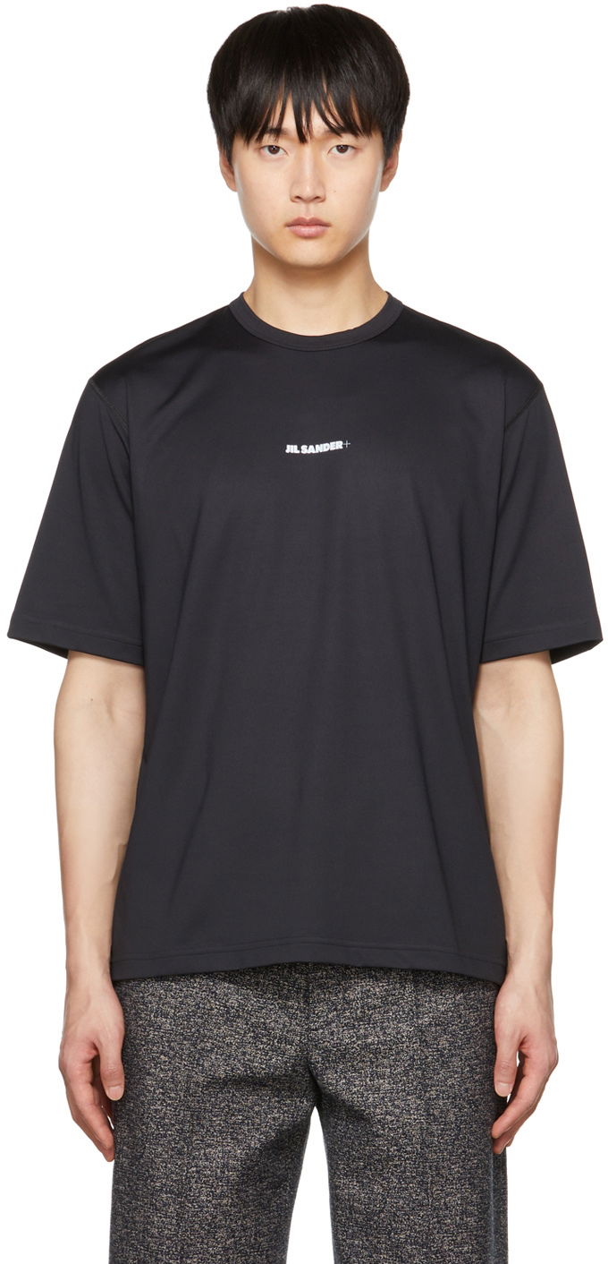 T-shirt Jil Sander Bonded Relaxed Fit T-Shirt Sort | J47GC0023_J70031