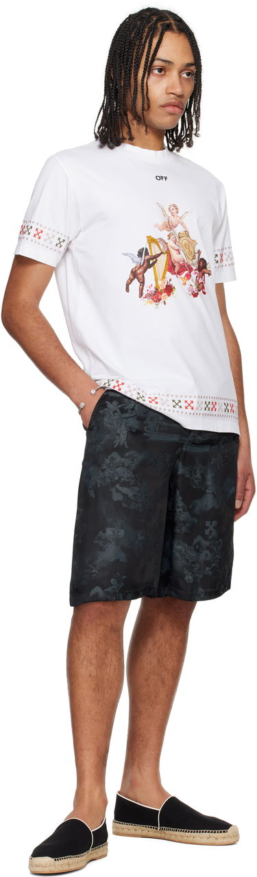 T-shirt Off-White Off-White Putti Graphic T-Shirt Hvid | OMAA027S25JER0020110, 3