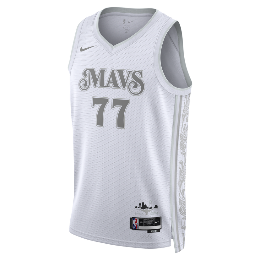 Jersey Nike Dri-FIT NBA Swingman Luka Dončić Dallas Mavericks City Edition Basketball Jersey Hvid | FQ4339-100