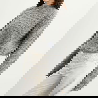 Sweater Cecilie Bahnsen Cecilie Bahnsen Bega Fisherman Knit Grå | 325KNI51001, 5