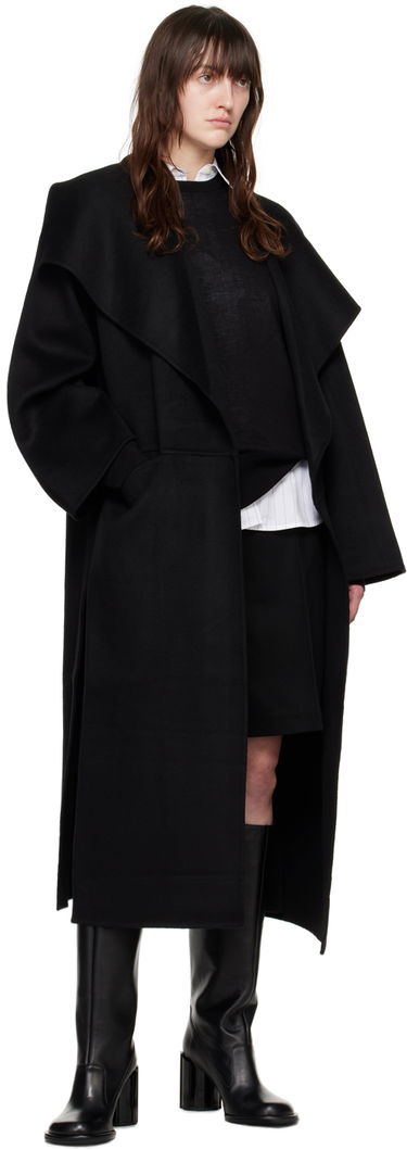 Frakker TOTEME Signature Wool Oversized Coat Sort | 211-110-717, 3