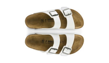 Sneakers og sko Birkenstock Arizona Birko-Flor White Regular Fit Hvid | 0552681, 7