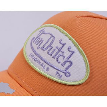 Kasket Von Dutch Trucker Boston Peach/White Orange | VD7030425, 4