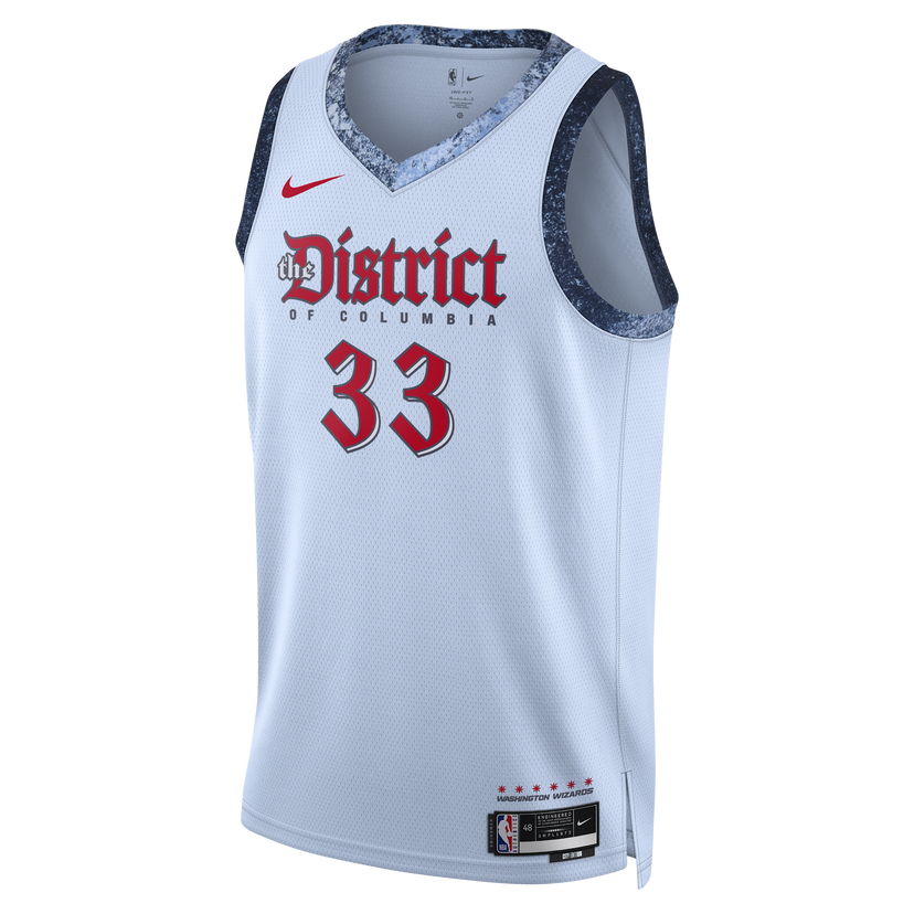 Jersey Nike Dri-FIT NBA Swingman Kyle Kuzma Washington Wizards City Edition 2024/25 Hvid | FQ4364-407