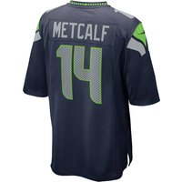 Jersey Nike NFL Home Game Jersey Seattle Seahawks DK Metcalf 14 Sort | 67NM-SSGH-78F-2NM, 0